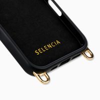 Selencia Coque arrière Rivièra avec MagSafe avec crochets amovibles Apple iPhone 16 Pro Max - Velvet Black