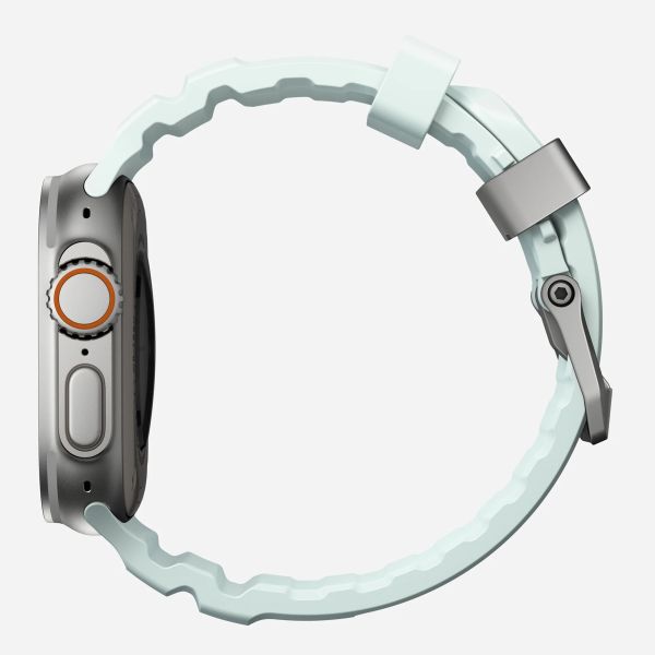 Nomad Bracelet Rocky Point Apple Watch | 44/45/46/49 mm - Icy Blue Glow TItanium