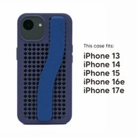Callbuddy Coque avec strap Apple iPhone 17e / 16e / 15 / 14 / 13 - Deep Marine