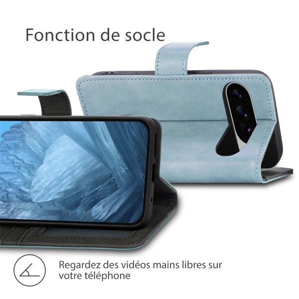 imoshion Étui de télephone portefeuille de luxe Google Pixel 10 / 10 Pro - Bleu clair
