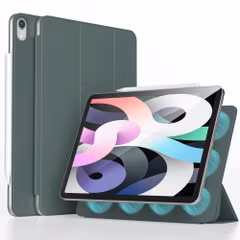 imoshion Magnetic etui de téléphone portefeuille Apple iPad Air 11 pouces (2026) M4 / (2025) M3 / (2024) M2 / Air 5 (2022) / Air 4 (2020) - Vert foncé