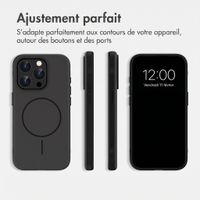 imoshion Coque arrière Color avec Thin MagSafe Ring Apple iPhone 15 Pro - Noir