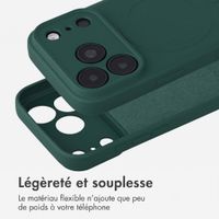 imoshion Coque Couleur avec MagSafe Apple iPhone 18 Pro / 17 Pro - Vert foncé
