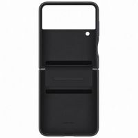 Samsung Original Coque Leather Samsung Galaxy Z Flip 4 - Noir