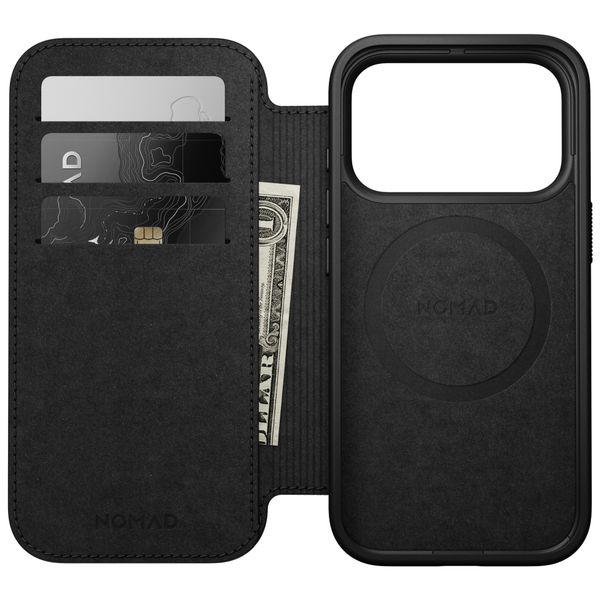 Nomad Étui de télephone portefeuille Modern Leather Folio Apple iPhone 18 Pro / 17 Pro - Brown