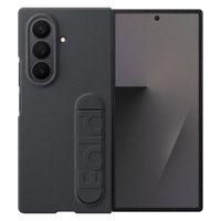 Samsung Coque en silicone avec support Samsung Galaxy Z Fold 7 - Black