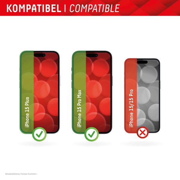 Displex Protection d'écran en verre trempé Real Glass Apple iPhone 15 Plus / 15 Pro Max