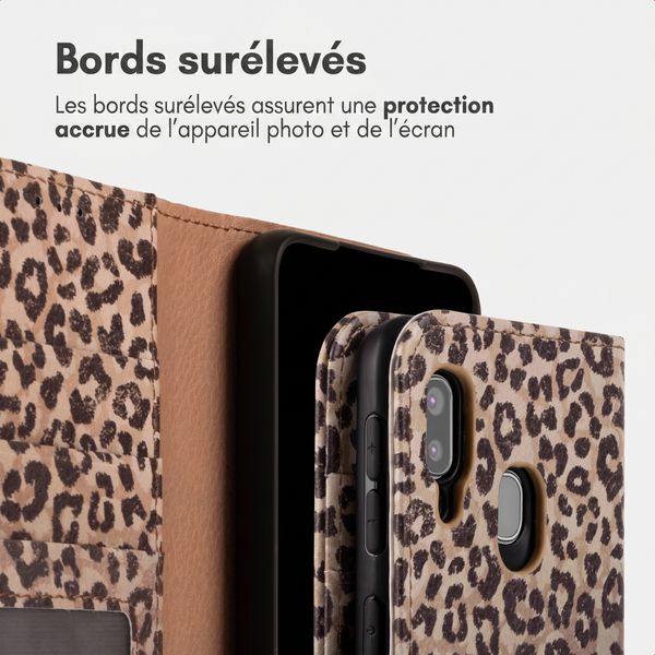 imoshion Étui de télephone portefeuille Design Samsung Galaxy A20e - Leopard Mood