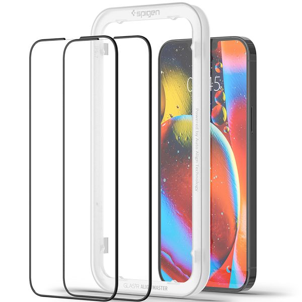 Spigen Protection d'écran en verre trempé AlignMaster Cover Apple iPhone 13 Pro Max