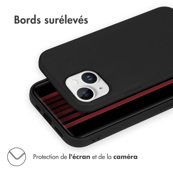 imoshion Coque Couleur Apple iPhone 15 - Noir