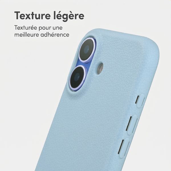 imoshion Coque arrière Texture Apple iPhone 17 - Bleu clair