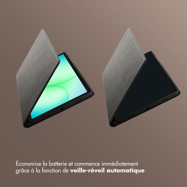Selencia Coque tablette Riva Samsung Galaxy Tab A11 Plus - Noir