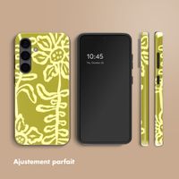 Selencia Coque arrière Vivid avec MagSafe Samsung Galaxy S24 - Chalky Bloom