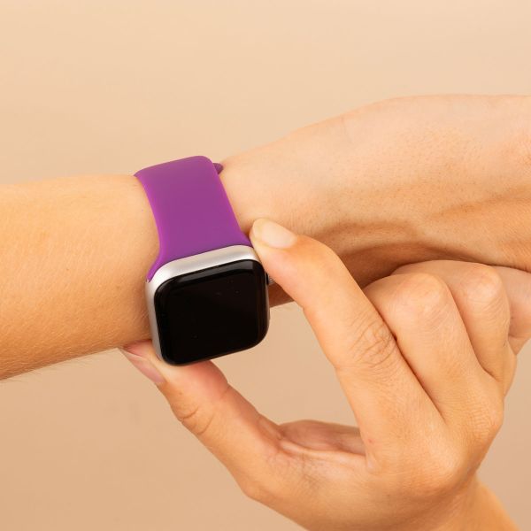 imoshion Bracelet en silicone⁺ Apple Watch | 38/40/41/42 mm - Taille S/M - Purple
