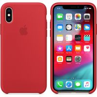 Apple Coque en silicone Apple iPhone X / Xs - Red