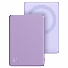 iDeal of Sweden MagSafe Powerbank Slim 5.000 mAh - Batterie externe sans fil - Lavender Milk