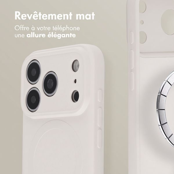 imoshion Coque Couleur avec MagSafe Apple iPhone 18 Pro Max / 17 Pro Max - Beige
