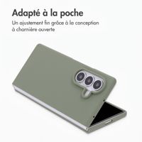 Accezz Coque Liquid Silicone avec MagSafe Samsung Galaxy Z Fold 8 Ultra - Cooper Green