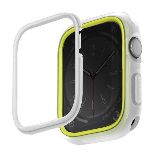 Uniq Coque Moduo avec lunette Apple Watch - 40 / 41 mm - Frost (Lime/White)