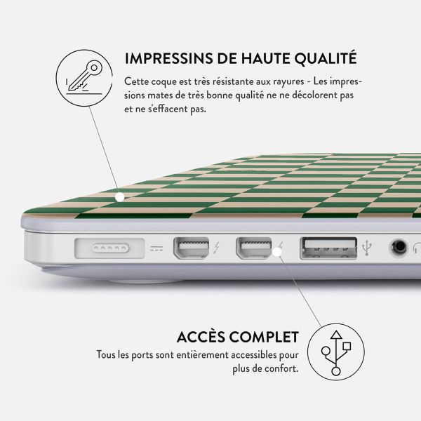 Burga Coque Rigide Apple MacBook Pro 16 pouces (2021 / 2023 M3 / 2024 M4 / 2026 M5) - Ivy League