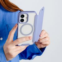 imoshion Bookcase transparente avec MagSafe Apple iPhone 15 - Lilas