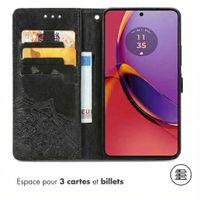imoshion Etui de télephone Mandala Motorola Moto G84 - Noir