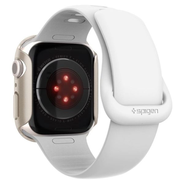 Spigen Coque Thin Fit™ Apple Watch 7 / 8 / 9 - 41 mm - Argent