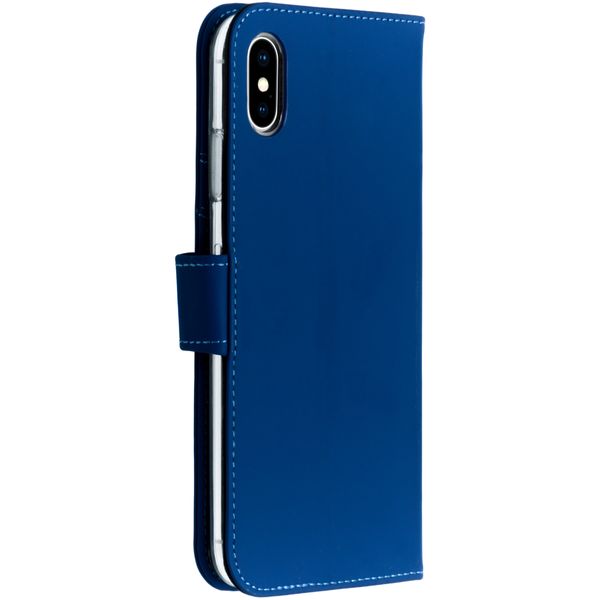 Accezz Étui de télephone Wallet Apple iPhone Xs Max - Bleu