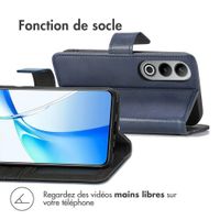 imoshion Étui de télephone portefeuille de luxe OnePlus Nord CE 4 - Bleu foncé