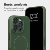 Accezz Coque Grip avec MagSafe Apple iPhone 16 Pro - Vert foncé