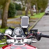 RAM Mounts Support de téléphone X-Grip® U-Bolt pour vélo / scooter / moto - Universel - Grand - Noir