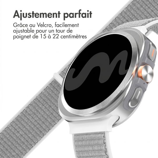 imoshion Bracelet en nylon Samsung Galaxy Watch Ultra (2024/2025) - Seashell