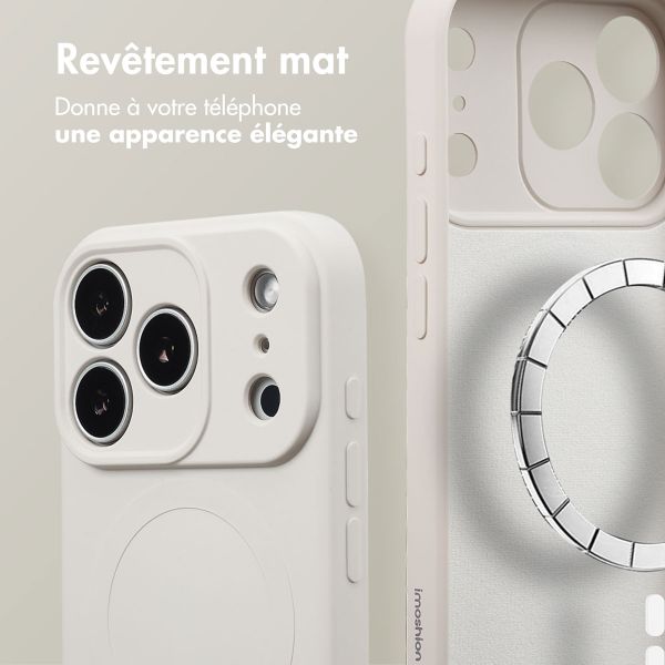 imoshion Coque Couleur avec MagSafe Apple iPhone 17 Pro Max - Beige