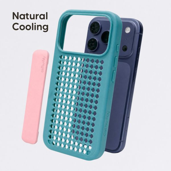 Callbuddy Coque avec strap Apple iPhone 17 Pro - Miami Vice