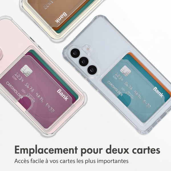 imoshion Coque silicone avec porte-cartes Samsung Galaxy S26 FE - Transparent