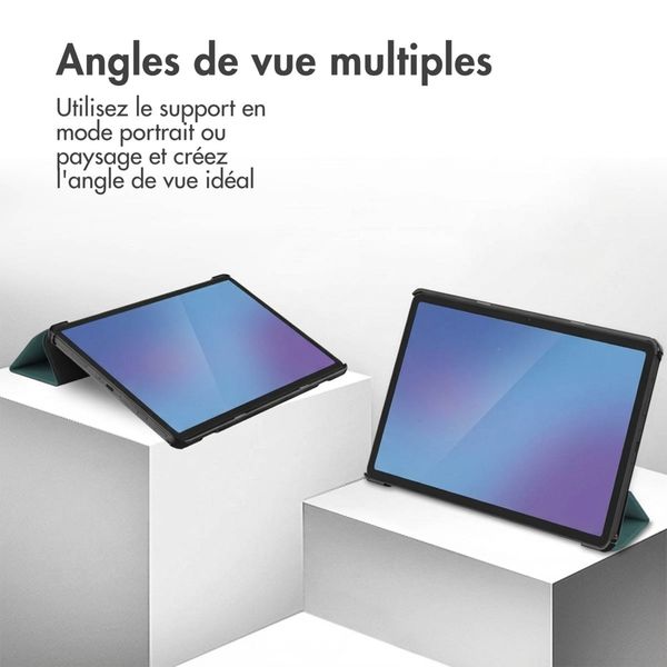 imoshion Coque tablette Trifold Amazon Fire Max 11 - Vert foncé