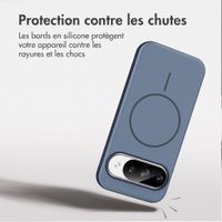 imoshion Coque arrière Color avec Thin MagSafe Ring Google Pixel 9 / 9 Pro - Bleu foncé