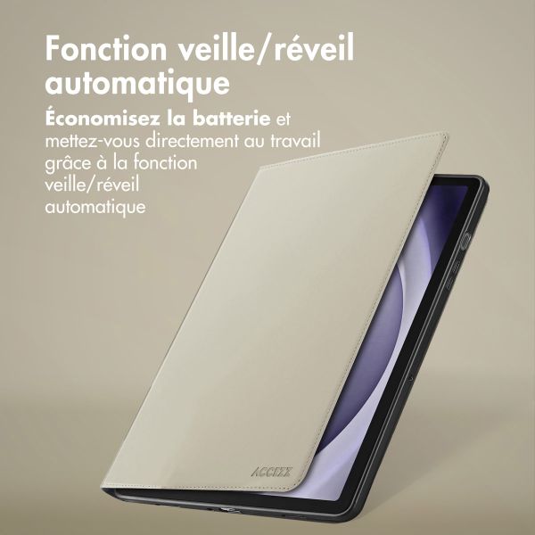 Accezz Coque tablette Classic Samsung Galaxy Tab A9 Plus - Greige