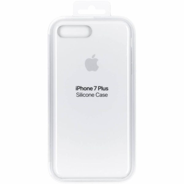 Apple Coque en silicone Apple iPhone 8 Plus / 7 Plus - White