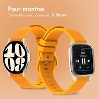imoshion Bracelet sport en silicone avec boucle Samsung Galaxy Watch 7 40/44 mm - Orange