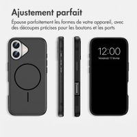 imoshion Coque arrière Color avec Thin MagSafe Ring Apple iPhone 17 - Noir