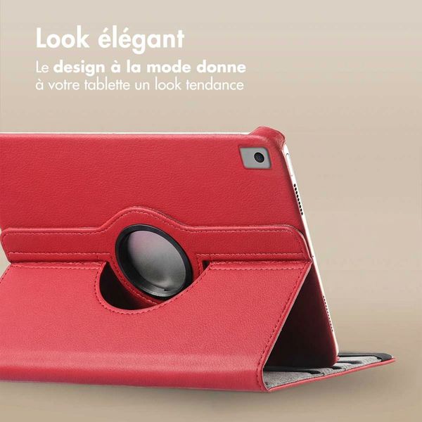 imoshion Coque tablette rotatif à 360° Apple iPad 6 (2018) 9.7 pouces / iPad 5 (2017) 9.7 pouces - Rouge foncé