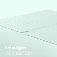 imoshion Magnetic etui de téléphone portefeuille Apple iPad Air 11 pouces (2026) M4 / (2025) M3 / (2024) M2 / Air 5 (2022) / Air 4 (2020) - Vert clair