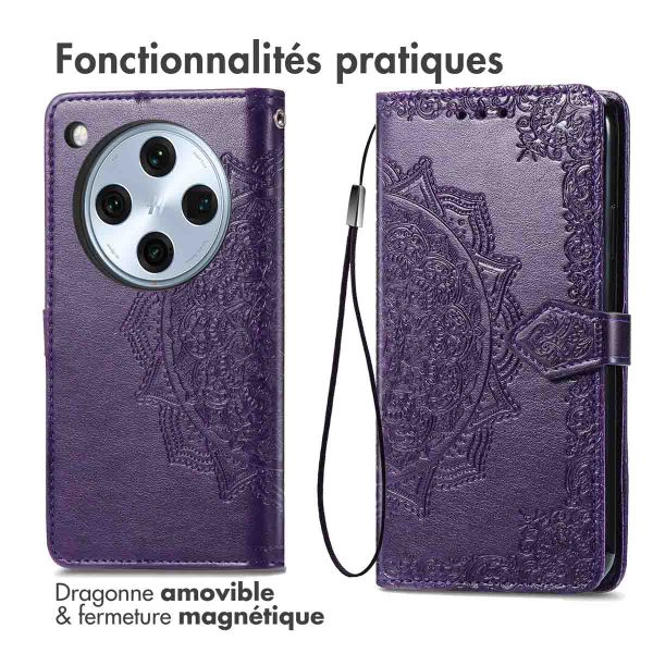 imoshion Etui de télephone Mandala Oppo Find X8 - Violet