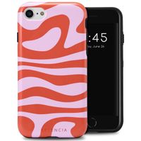 Selencia Coque arrière Vivid Apple iPhone SE (2022 / 2020) / 8 / 7 / 6(s) - Dream Swirl Pink