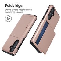 imoshion Coque arrière avec porte-cartes Samsung Galaxy A57 (5G) - Rose Gold