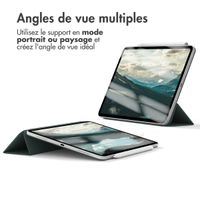 imoshion Magnetic etui de téléphone portefeuille Apple iPad Air 13 pouces (2026) M4 / (2025) M3 / (2024) M2 - Vert foncé