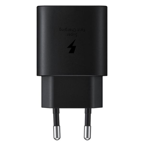 Samsung Adaptateur de charge USB-C Super Fast Charging original en emballage d'usine - 45 watts - Noir