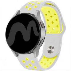 imoshion Bracelet sport en silicone  - Connexion universelle 22 mm - Light Grey & Neon Yellow