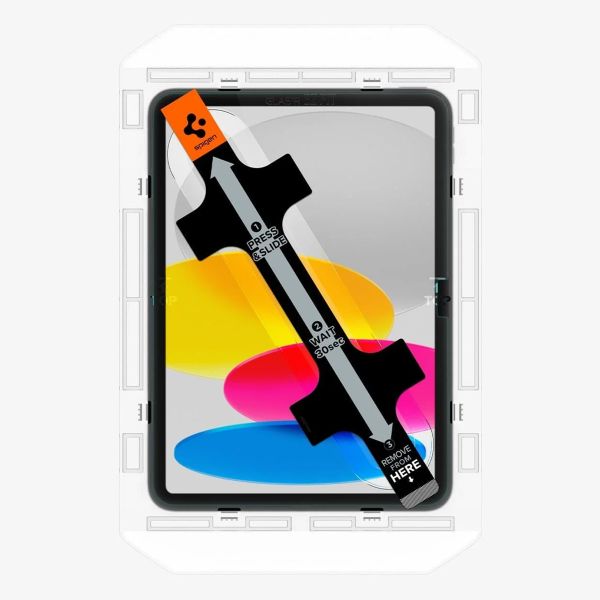 Spigen Protection d'écran en verre trempé GLAStR EZ Fit + Applicator Apple iPad 11 (2025) 11 pouces A16 / iPad 10 (2022) 10.9 pouces